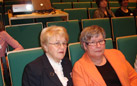 Nizama Granov Čaušević (Göteborg) & Elisabet Peijne (Karlskrona), Paneldebatten ”Bosnien i EU” [Foto: Muharem Sitnica – Sića]